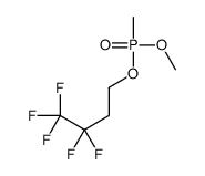 1,1,1,2,2-pentafluoro-4-[methoxy(methyl)phosphoryl]oxybutane Structure