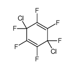 3,6-dichloro-1,2,3,4,5,6-hexafluorocyclohexa-1,4-diene结构式