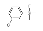 (3-chlorophenyl)-fluoro-dimethylsilane结构式