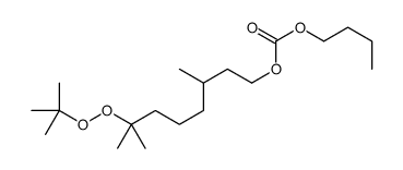 butyl (7-tert-butylperoxy-3,7-dimethyloctyl) carbonate Structure