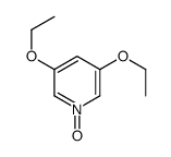 3,5-二乙氧基吡啶-1-氧化物结构式