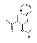 3-nitro-1-phenylbutan-2-yl acetate结构式