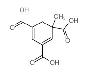 5-methylcyclohexa-1,3-diene-1,3,5-tricarboxylic acid结构式