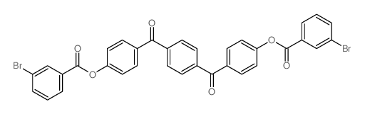 [4-[4-[4-(3-bromobenzoyl)oxybenzoyl]benzoyl]phenyl] 3-bromobenzoate picture