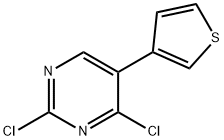 2,4-Dichloro-5-(3-thienyl)pyrimidine Structure
