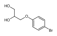 3-(4-bromophenoxy)propane-1,2-diol结构式