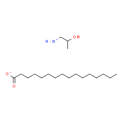 (2-hydroxypropyl)ammonium] palmitate Structure