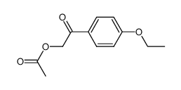 2-acetoxy-1-(4-ethoxy-phenyl)-ethanone结构式