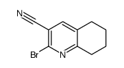 2-bromo-5,6,7,8-tetrahydroquinoline-3-carbonitrile Structure