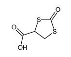 2-oxo-1,3-dithiolane-4-carboxylic acid结构式