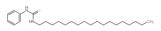 1-octadecyl-3-phenyl-thiourea structure