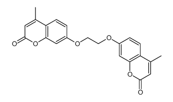 4-methyl-7-[2-(4-methyl-2-oxochromen-7-yl)oxyethoxy]chromen-2-one结构式