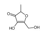 4-Hydroxy-5-(hydroxymethyl)-2-methyl-3(2H)-furanone结构式