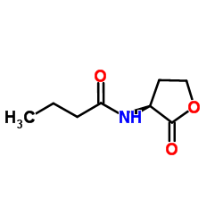 (S)-N-(2-氧代四氢呋喃-3-基)丁酰胺结构式