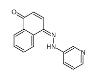 4-(pyridin-3-ylhydrazinylidene)naphthalen-1-one Structure