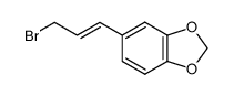 5-(3-bromo-1-propenyl)-1,3-dioxaindan结构式