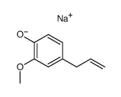 4-allyl-2-methoxy-phenol, sodium-compound结构式