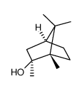 (1S)-EXO-1,2,7,7-TETRAMETHYLBICYCLO[2.2.1]HEPTAN-2-OL结构式