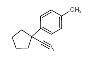 1-(4-甲基苯基)-1-氰基环戊烷结构式