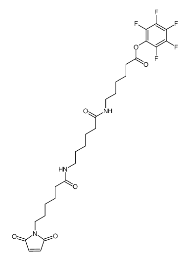 pentafluorophenyl 6-(6-(6-maleimidohexanamido)hexanamido)hexanoate Structure