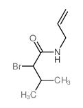 Butanamide,2-bromo-3-methyl-N-2-propen-1-yl-结构式