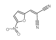 Propanedinitrile,2-[(5-nitro-2-furanyl)methylene]- Structure