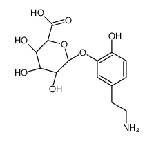 多巴胺3-β-D-葡萄糖醛酸钠盐结构式
