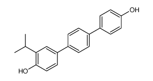 4-[4-(4-hydroxyphenyl)phenyl]-2-propan-2-ylphenol Structure