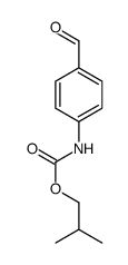 2-methylpropyl N-(4-formylphenyl)carbamate Structure