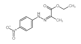 2-[2-(4-硝基苯基)亚肼基]丙酸乙酯结构式
