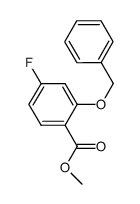 methyl 2-(benzyloxy)-4-fluorobenzoate Structure