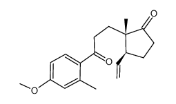 3-Methoxy-6,7:8,9-diseco-1,3,5(10),7-oestratetraen-11,17-dion结构式