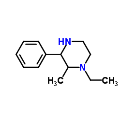 Piperazine, 1-ethyl-2-methyl-3-phenyl- (9CI) Structure
