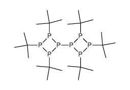 2,2',3,3',4,4'-Hexa-tert-butyl-1,1'-bicyclotetraphosphan Structure