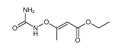 β-ureidoxy crotonate d'ethyle Structure