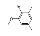 1-bromo-2-methoxy-4,6-dimethylbenzene Structure