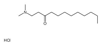 1-(dimethylamino)dodecan-3-one,hydrochloride Structure