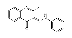 2-methyl-3-(phenylhydrazinylidene)quinolin-4-one Structure