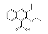 3-ethoxy-2-ethyl-quinoline-4-carboxylic acid Structure