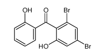 (2,4-dibromo-6-hydroxyphenyl)-(2-hydroxyphenyl)methanone结构式