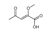 2-methoxy-4-oxopent-2-enoic acid Structure