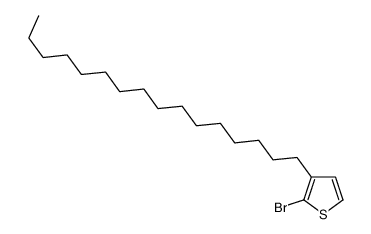 2-bromo-3-hexadecylthiophene Structure