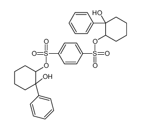 bis(2-hydroxy-2-phenylcyclohexyl) benzene-1,4-disulfonate结构式