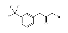 2-Propanone, 1-bromo-3-[3-(trifluoromethyl)phenyl] Structure