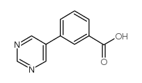 3-Pyrimidin-5-yl-benzoic acid structure