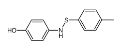 toluene-4-sulfenic acid-(4-hydroxy-anilide)结构式