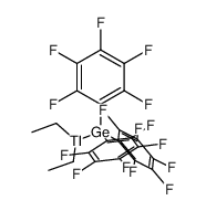 diethyl[tris(pentafluorophenyl)germyl]thallium结构式