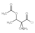 3-乙酰氧基-2,2-二甲基丁酰氯结构式