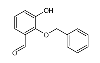 3-hydroxy-2-phenylmethoxybenzaldehyde结构式
