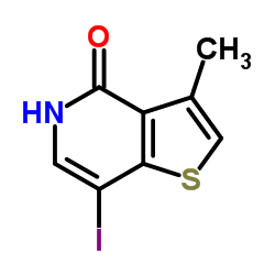 7-Iodo-3-methylthieno[3,2-c]pyridin-4(5H)-one Structure
